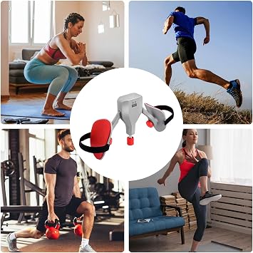Hip Trainer - Adjustable Thigh Muscle Machine, Home Fitness Gear | Compact Leg Toning Tool, Strength Accessories, Gym Equipment for Girls, Boys, Women, Men, Training Devices, Body Sculpting Kit