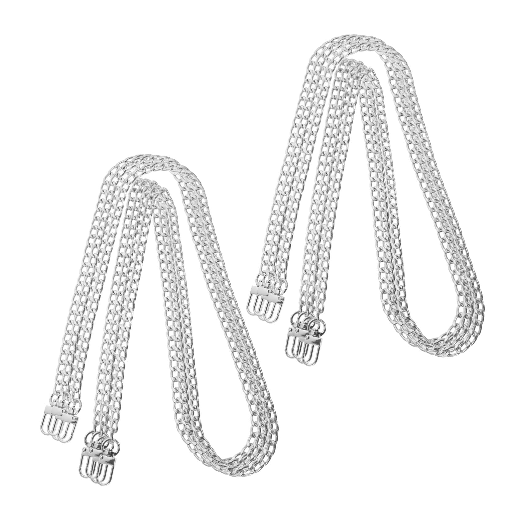 8 Piezas Cadena de Metal para Bolso Correa Reemplazo Ajustable para Mujer Cadena de Hombro y Cruzada para Bolsos Resistente y Versátil para Uso Diario y Eventos