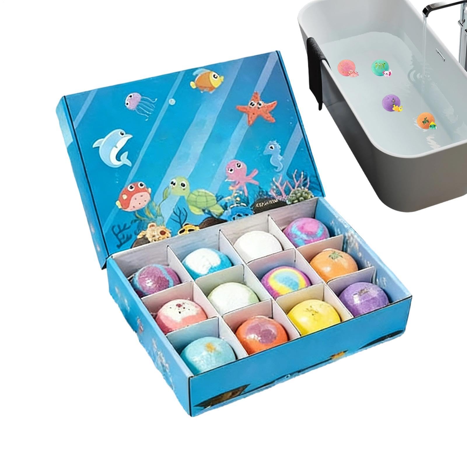 Bubble Bath Balls, Handmade Long-Lasting Shower Fizz for Relaxation, Spa, and Fun Bath Time, Perfect for Kids, Teens, Adults, Men, Women, Hotel Bathroom, Spa Use, Colorful and Moisturizing