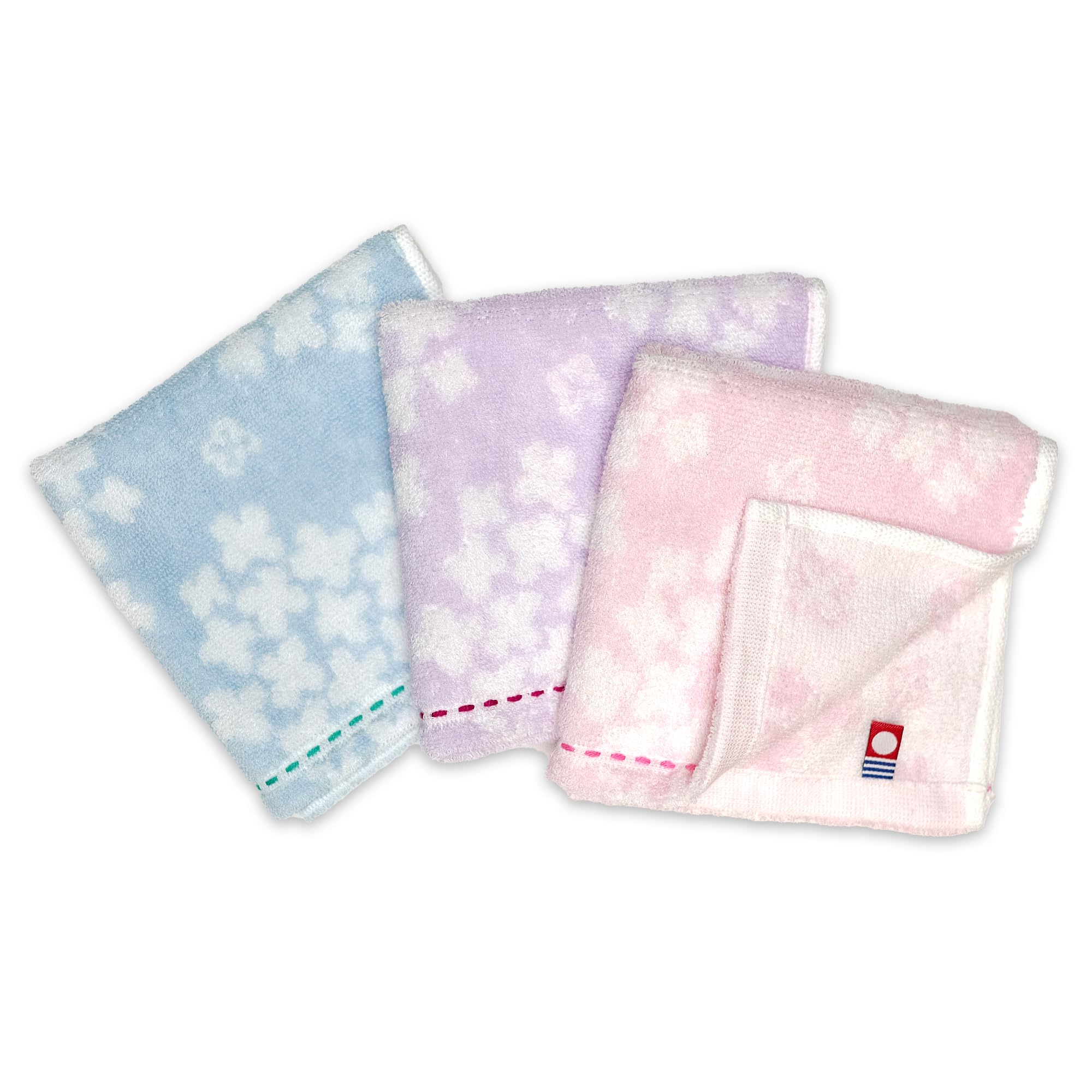 今治タオル 認定 ハンカチタオル 25×25cm Toshin【 ハイドランジア 】日本製 綿100% タオルハンカチ レディース ハンドタオル 3枚