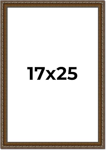 Miniatura 19 de Marco de fotos completo de madera dorada envejecida de 16 x 20 pulgadas con plexiglás acrílico UV, parte trasera de tablero de espuma y accesorios