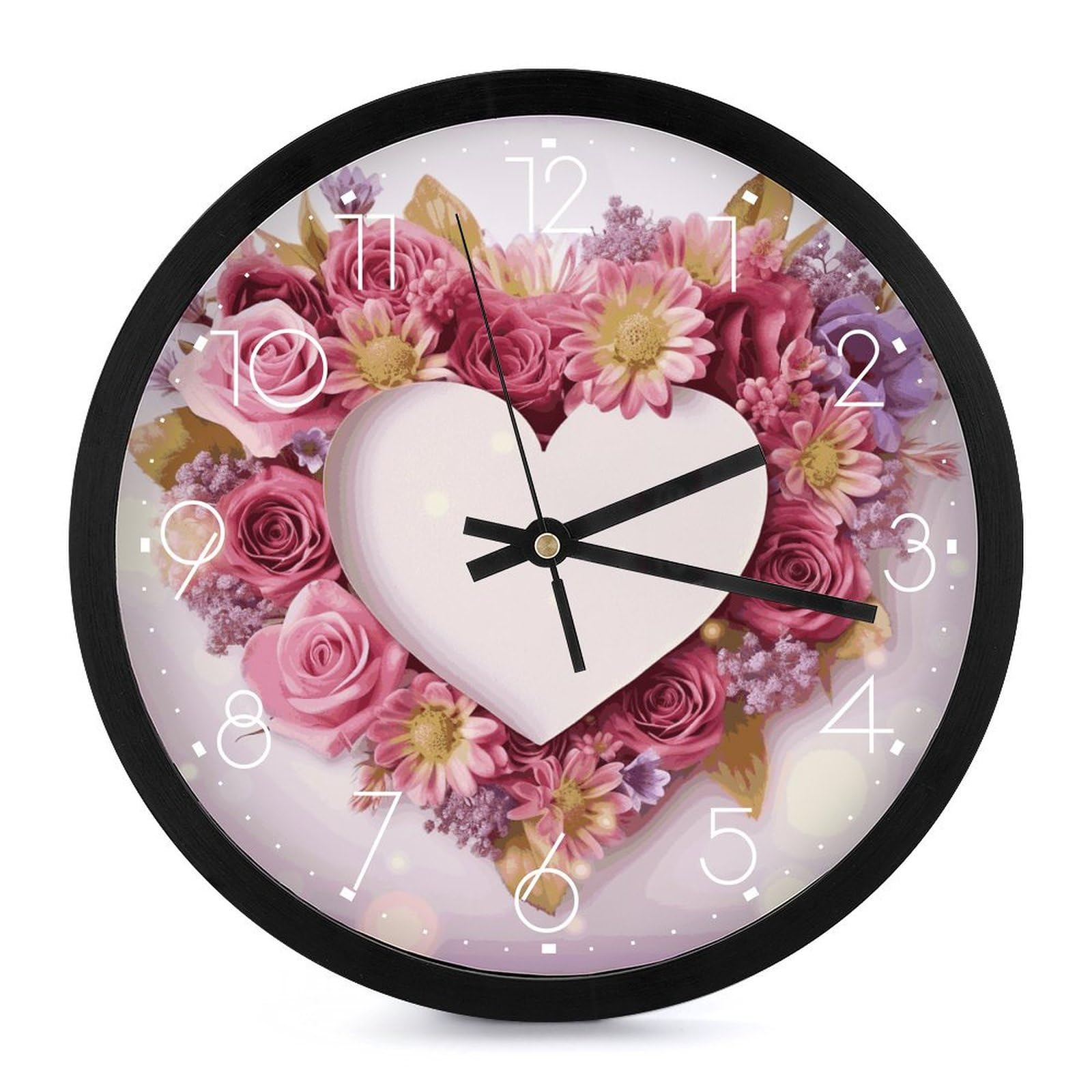 Horloge murale personnalisée sans bruit pour chambre et bureau