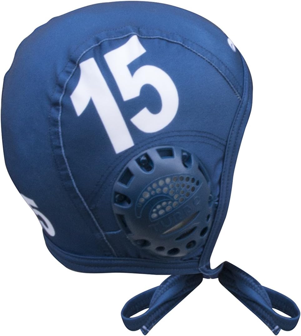 Turbo Standard Water Polo Cap Set with 3 Numbers (Navy)