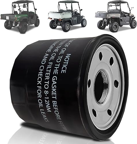 Filtro de aceite Hisun compatible con Hisun Sector 250, 400, 450, 500, 550, 700, 750 UTV ATV, Axis 500 700, MSU 500 700, Colemen UT400 500 700,