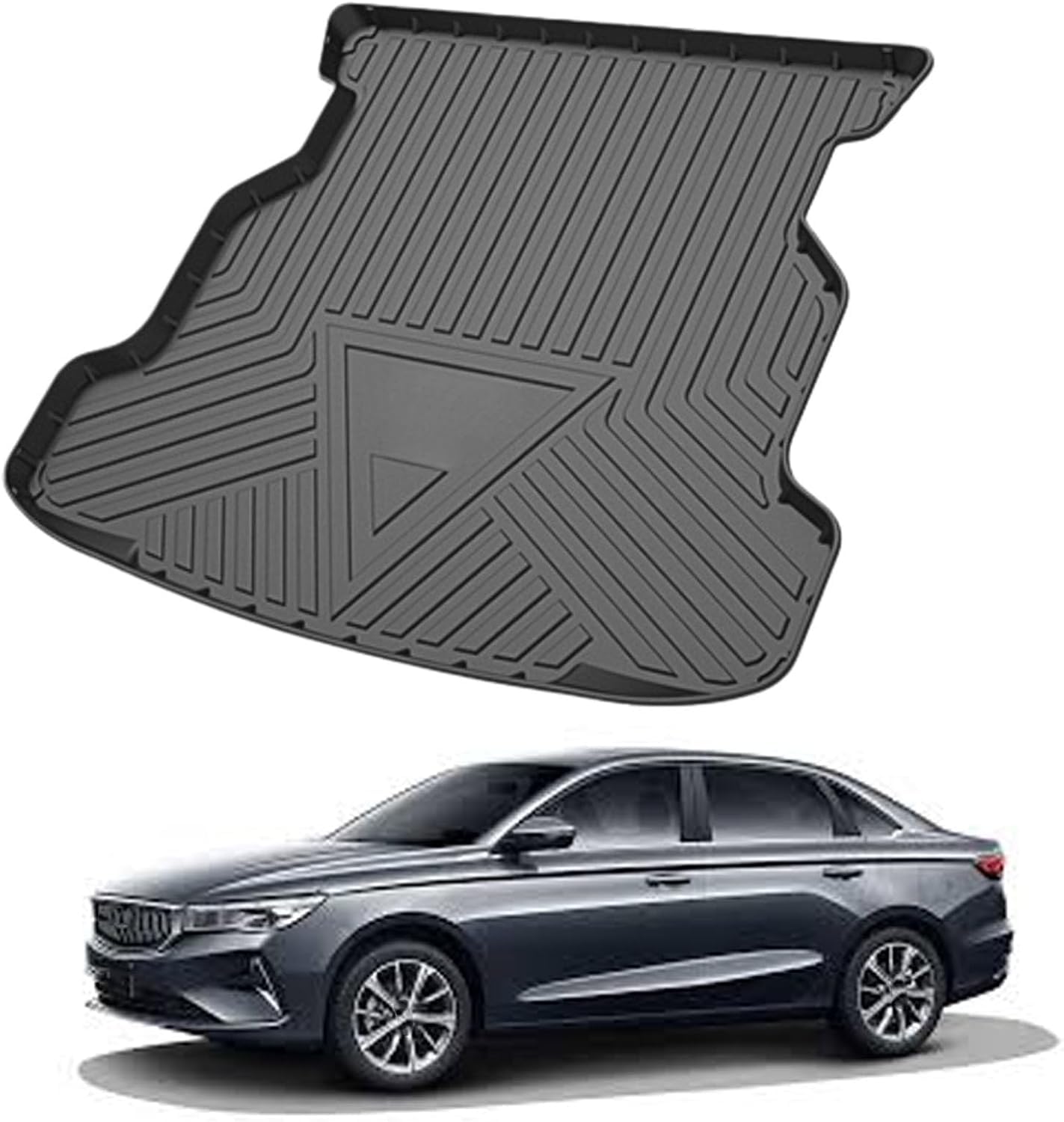 PLAKDFUU Bootmat for Geely Emgrand GL Gas 2021 easyclean protector