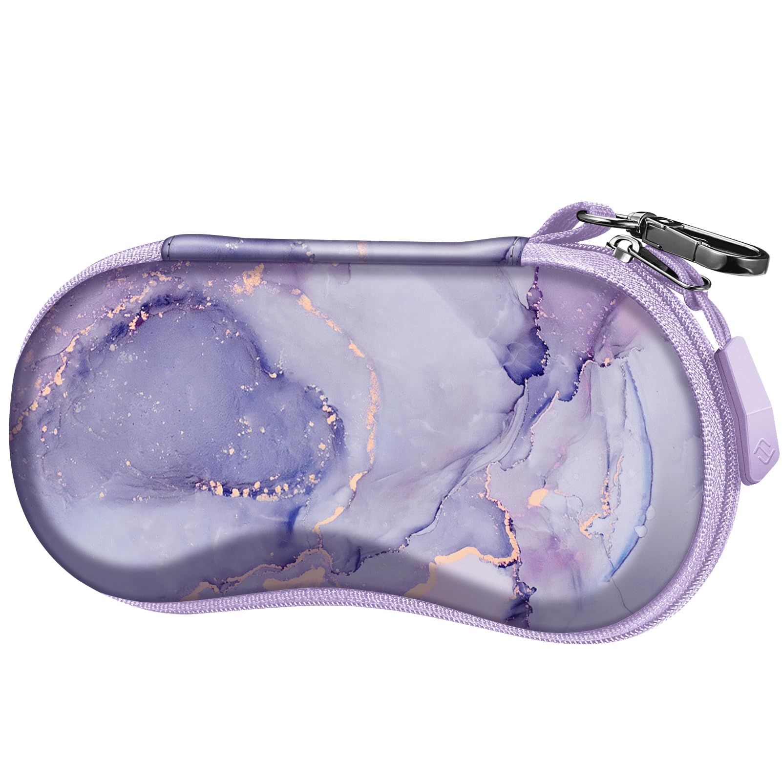 FINTIE Sunglasses Case for Men and Women - Hard Shell Shockproof Sport Glasses Case - Zipper Portable Spectacle Cases with Clip