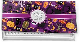 RNK Shops Halloween Vinyl Checkbook Cover (Personalized)