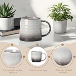 Ceramic Coffee Mug Set of 4,15oz/450ml Coffee Mugs Porcelain Mug for Tea, Latte, Cappuccino,Mocha, Hot Chocolatz,Microwave & Dishwasher Safe