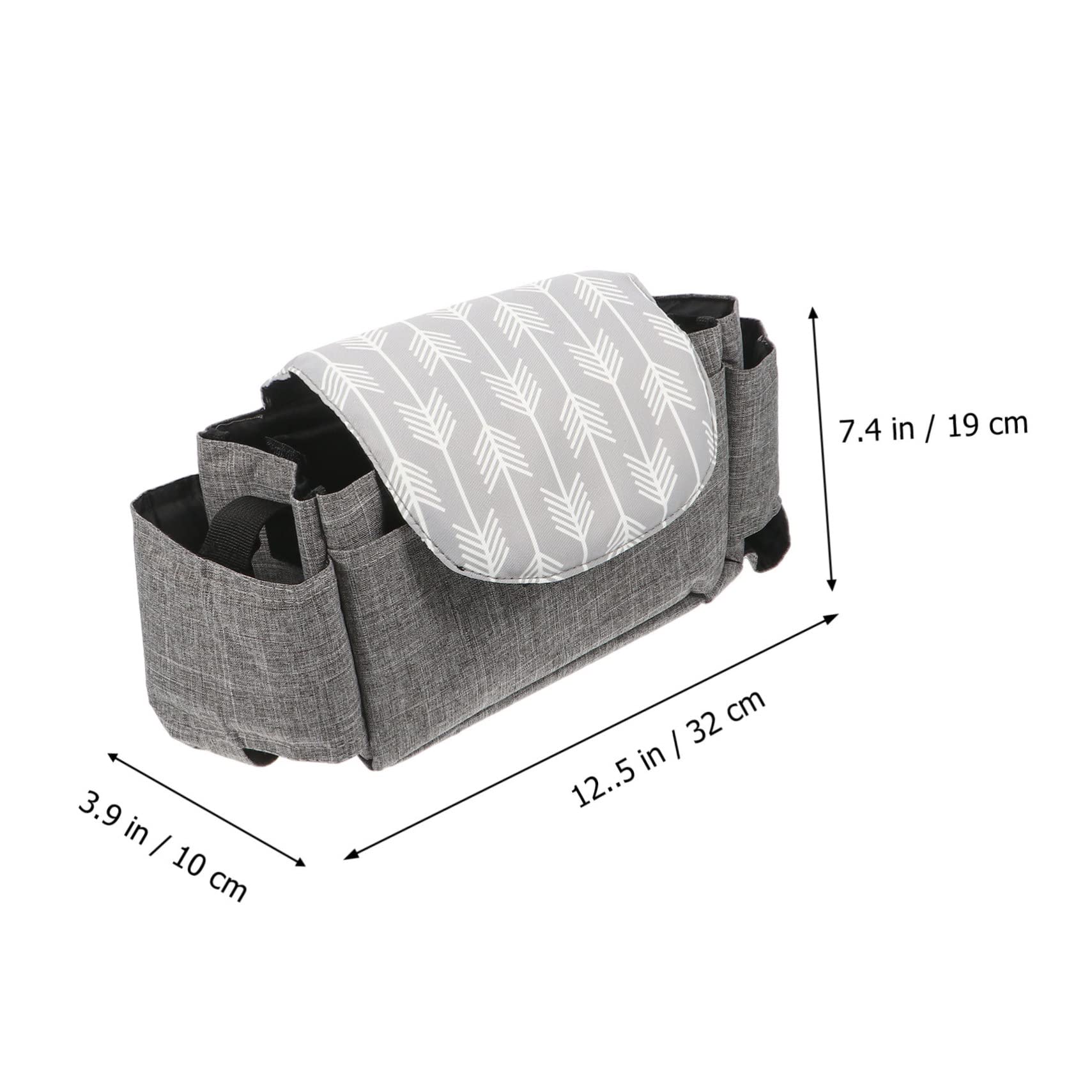 Yardwe 1pc Stroller Organizer Pouch Durable Bag with Compartment Design for Mess Storage for Modern Parents the Go