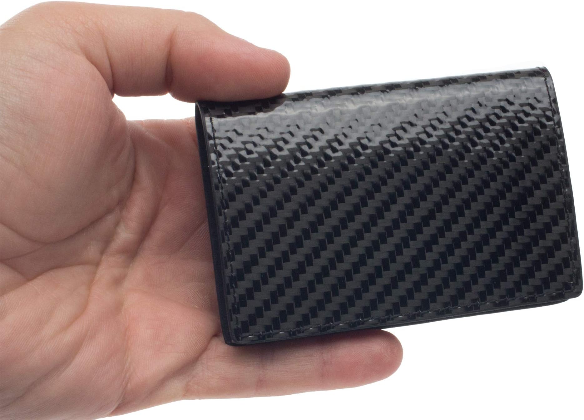 Carbon Fiber Gear Flexy Real Carbon Fiber Business Card Holder