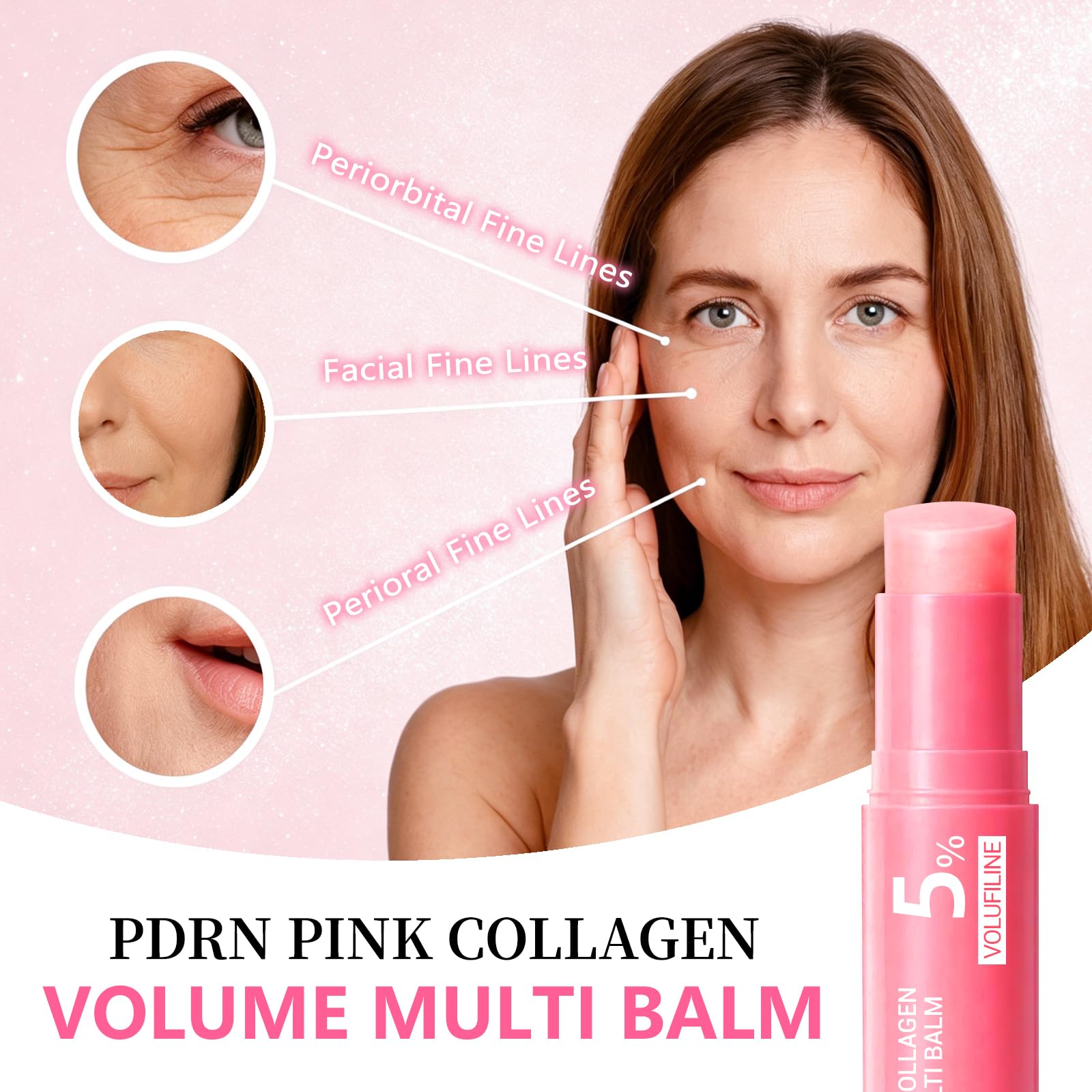 PDRN Pink Collagen Volume Multi Balm Stick for Face & Body