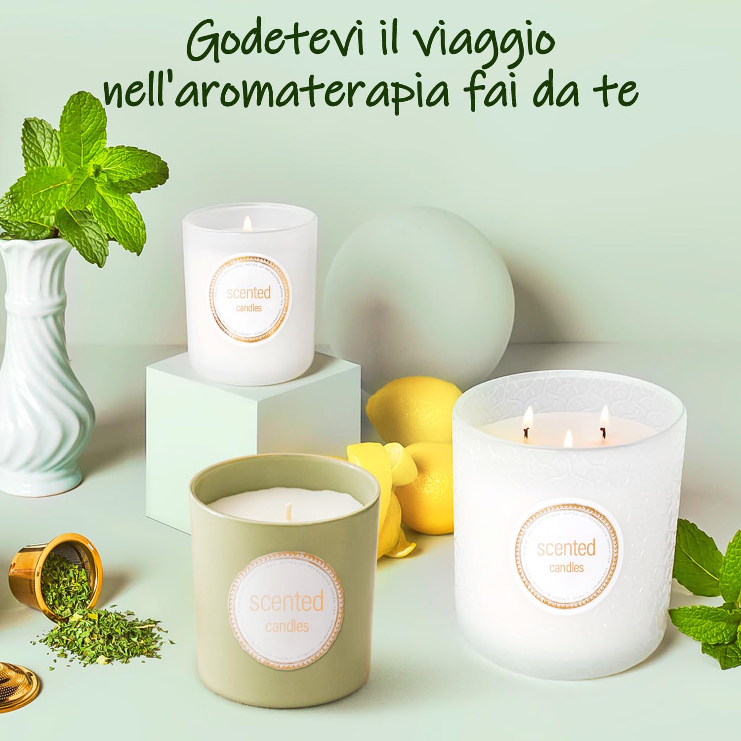 Cera Di Soia Per Candele - Fiocchi Naturali 100% Biologici, Confezione Da 4.5kg, Per Fai Da Te - Foto 11