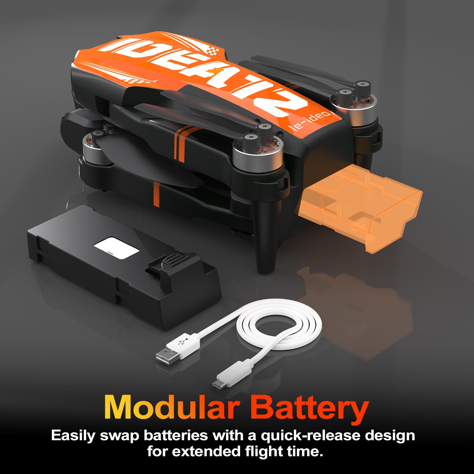 LE-IDEA GPS Drohne mit 4K Kamera für Erwachsene, Professionelle Drohnen mit 5G Übertragung, intelligenter GPS-Rückflugfunktion, 3 Geschwindigkeitsmodi, RC Quadcopter Bürstenloser Motor für Anfänger