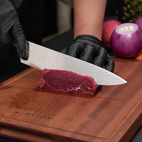 Miniatura 6 de 8 Inch Chef Knife- Professional Ultra Sharp Kitchen Knife Made of High-Carbon Stainless Steel (3Cr13) with Ergonomic Handle for Home Cooks & Master