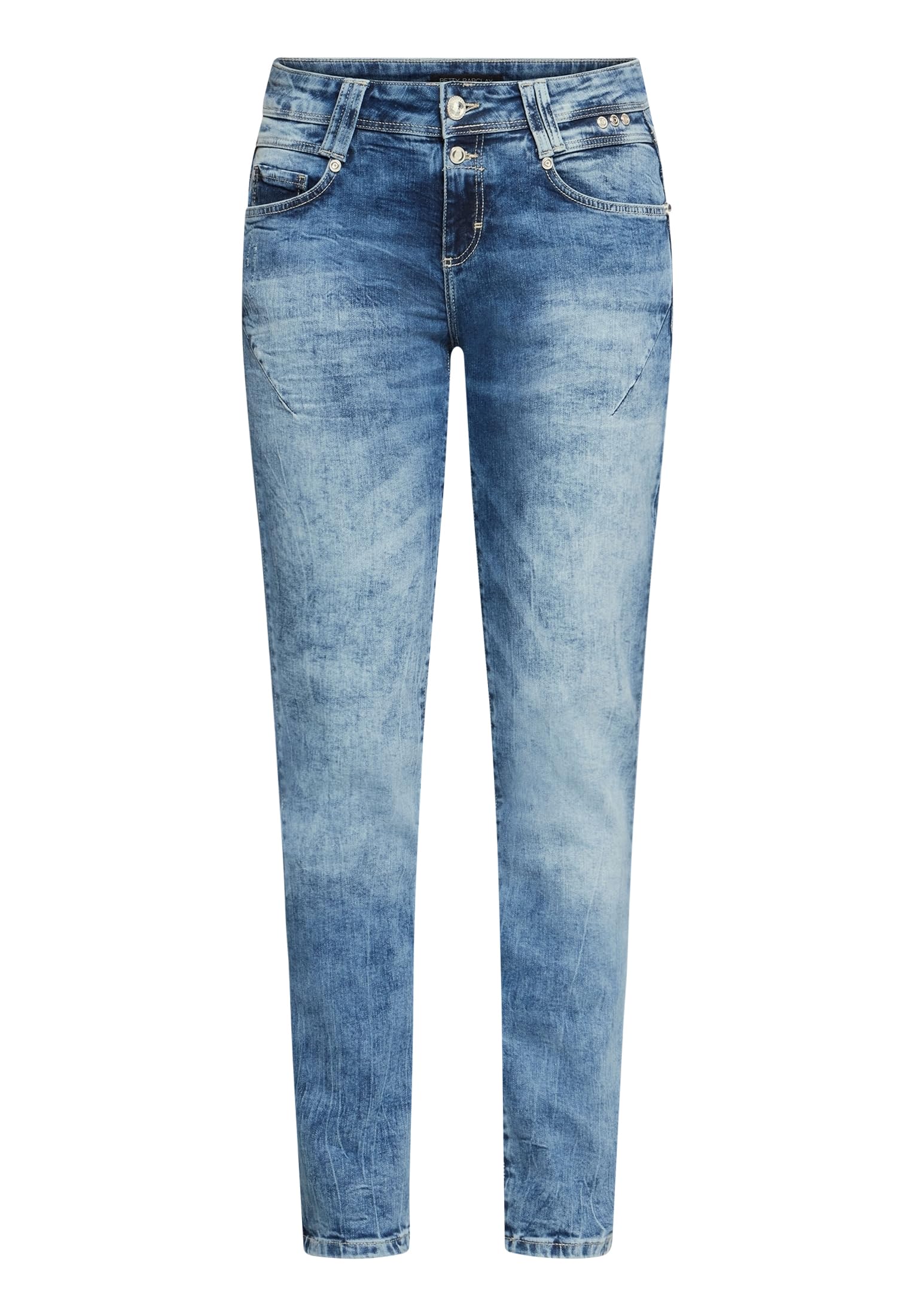 Betty Barclay Damen Hose Jeans Blue Denim