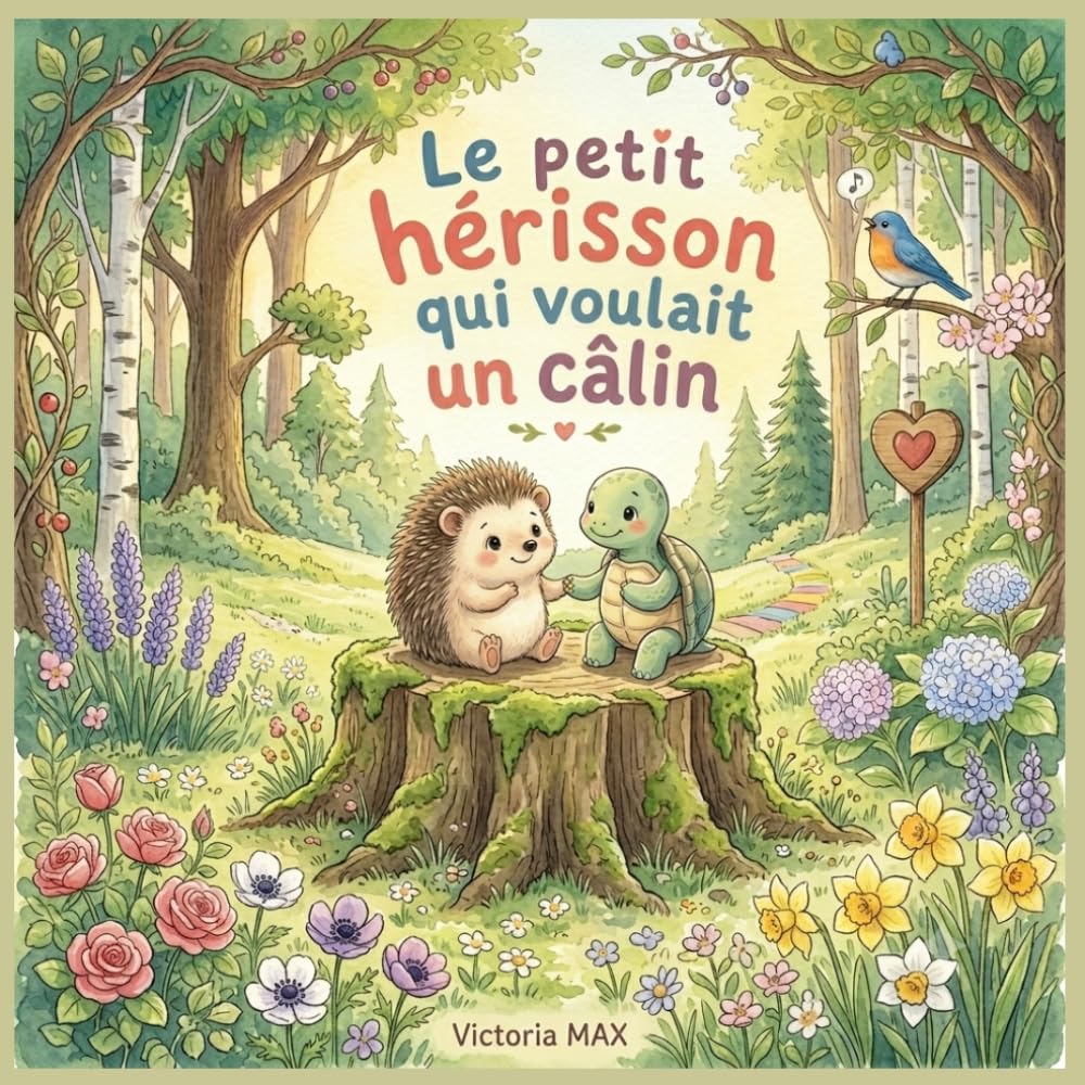 Le petit hérisson qui voulait un câlin: Une histoire tendre sur l’amitié et la différence