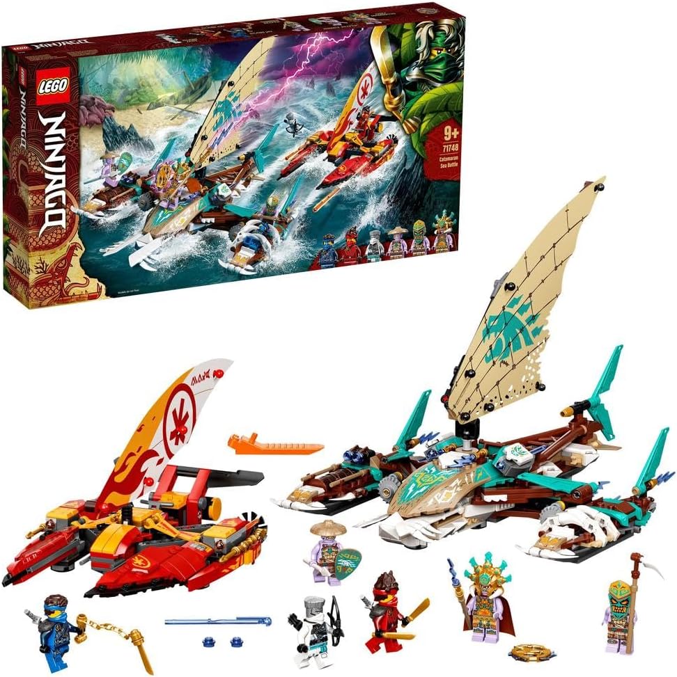 NINJAGO Catamaran Sea Battle 71748 Building Kit (780 Pieces)