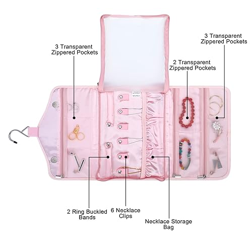 Miniatura 7 de MOSISO Bolsa de almacenamiento rígida de viaje compatible con Revlon cepillo secador de pelo, voluminizador y estilizador, organizador de joyas de