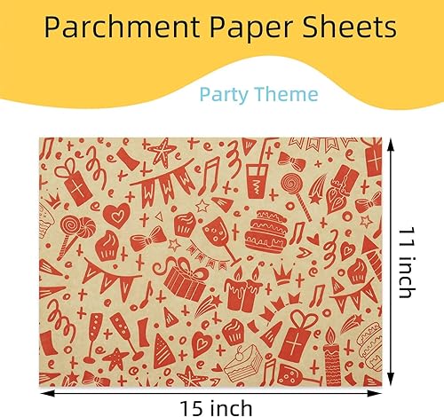 Miniatura 2 de Hojas de papel prémium para delicatessen de 11 x 15 pulgadas, 300 forros a prueba de grasa para botes de comida, envoltorios de sándwich