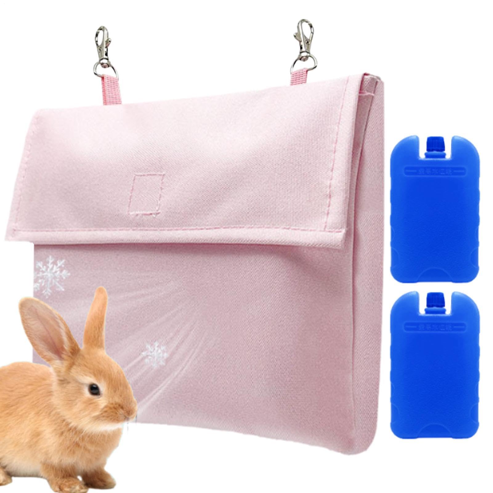 Kühlakkumulator Für Den Käfig Von Kleinen Haustieren,Kühlungszubehör Für Kleine Haustiere - Hamster Kühlakku mit Tasche | Zur Abkühlung An Heißen Sommertagen Für Hamster Igel Chinchilla Und Frettchen