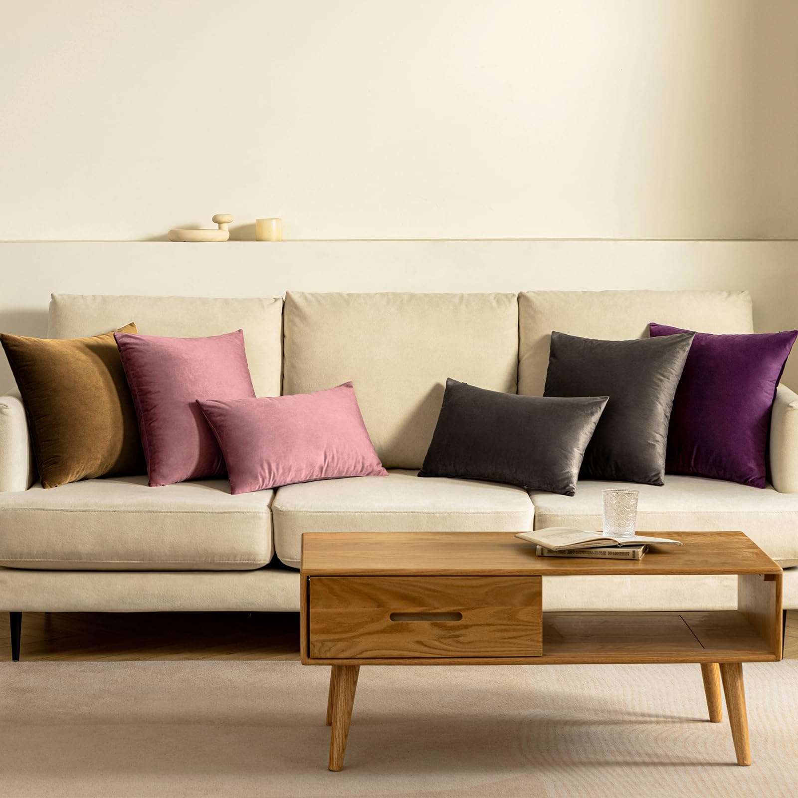 FY FIBER HOUSE Confezione da 2 federe decorative in