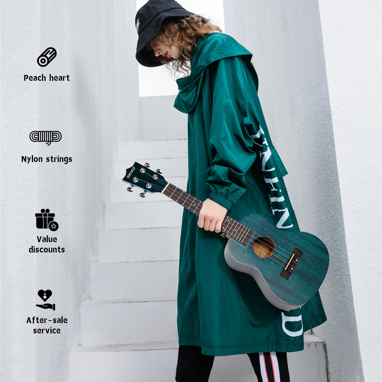 エレキウクレレ ウクレレ GECKO 0815551.jpg