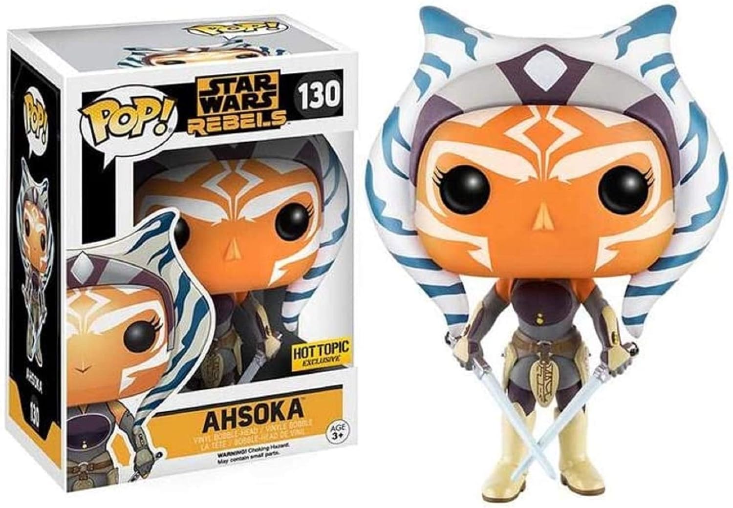 Funko Pop Star Wars Rebels Ahsoka Tano Exclusive Vinyl Bobblehead Figure