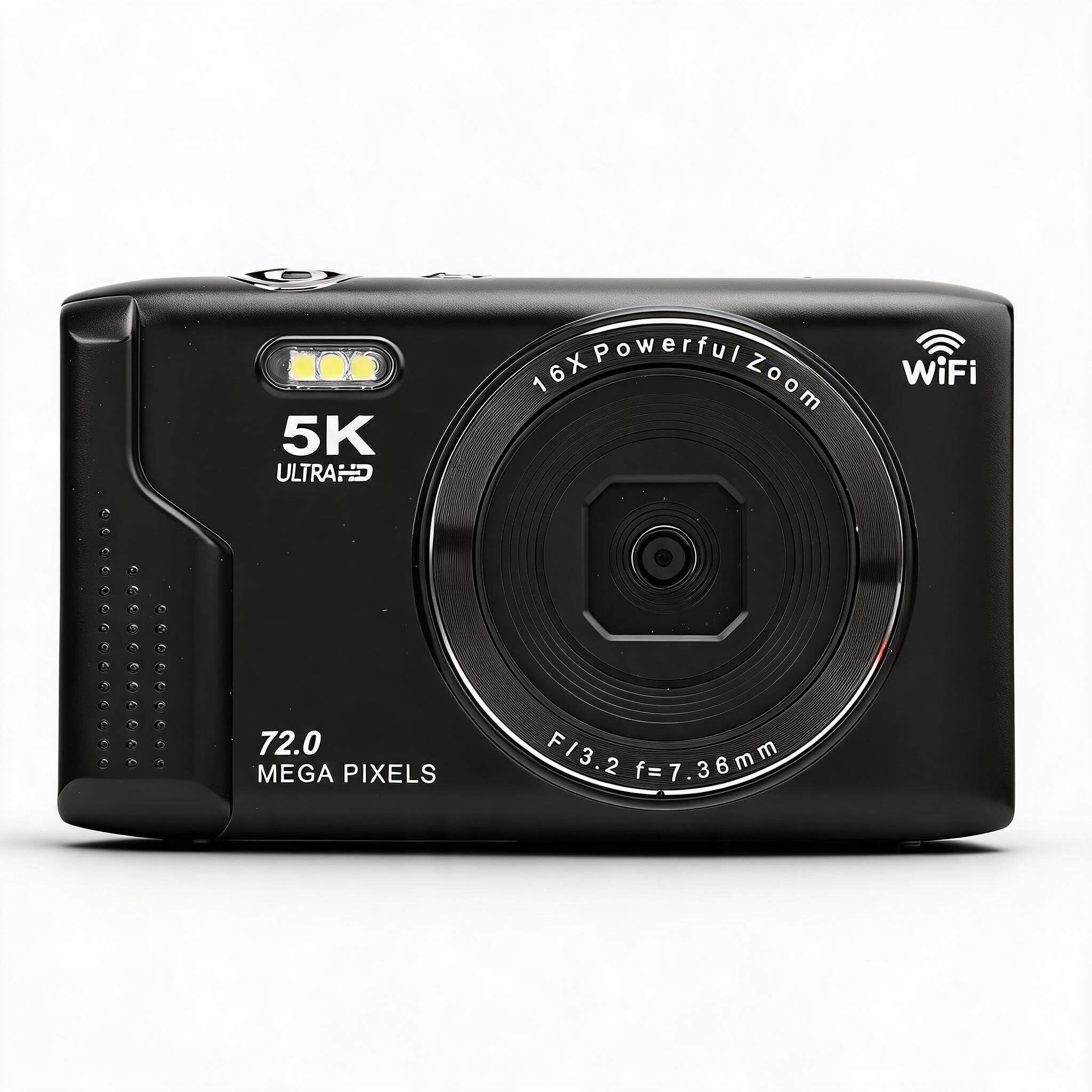 5K 72MP Digital Camera, Auto Focus WiFi Retro Camera with 16X Optical Zoom & 2.8 Inch Screen & Built in Flash, 32GB Video Cam for Photography Travel (32GB)-image-47