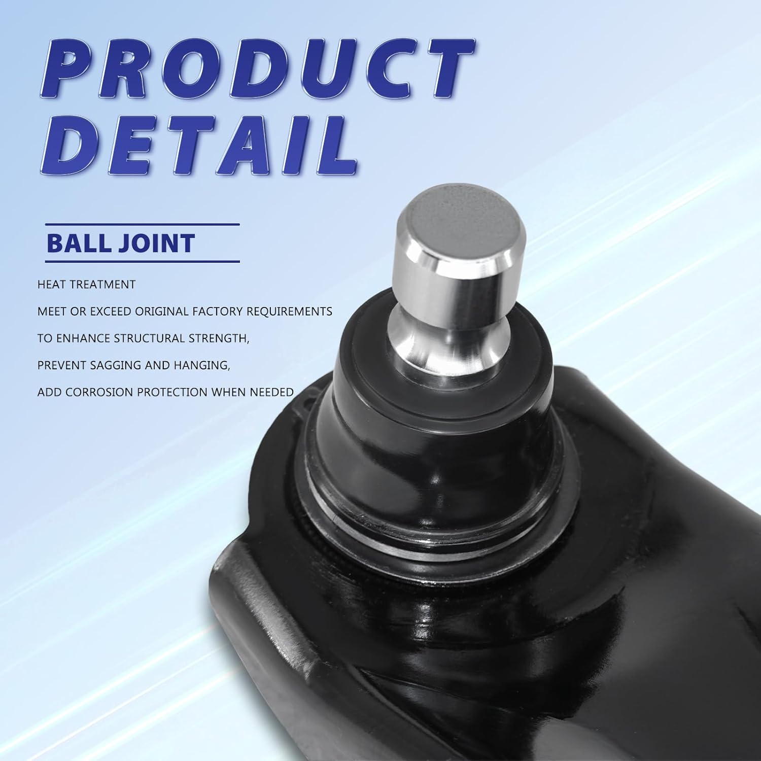 4pcs Suspension Kit Front Left Right Lower Control Arm w/Ball Joint Sway Bar End Link Assembly Replacement for 2007-2012 NISSAN SENTRA All Models-K620373 K6203734 K750096