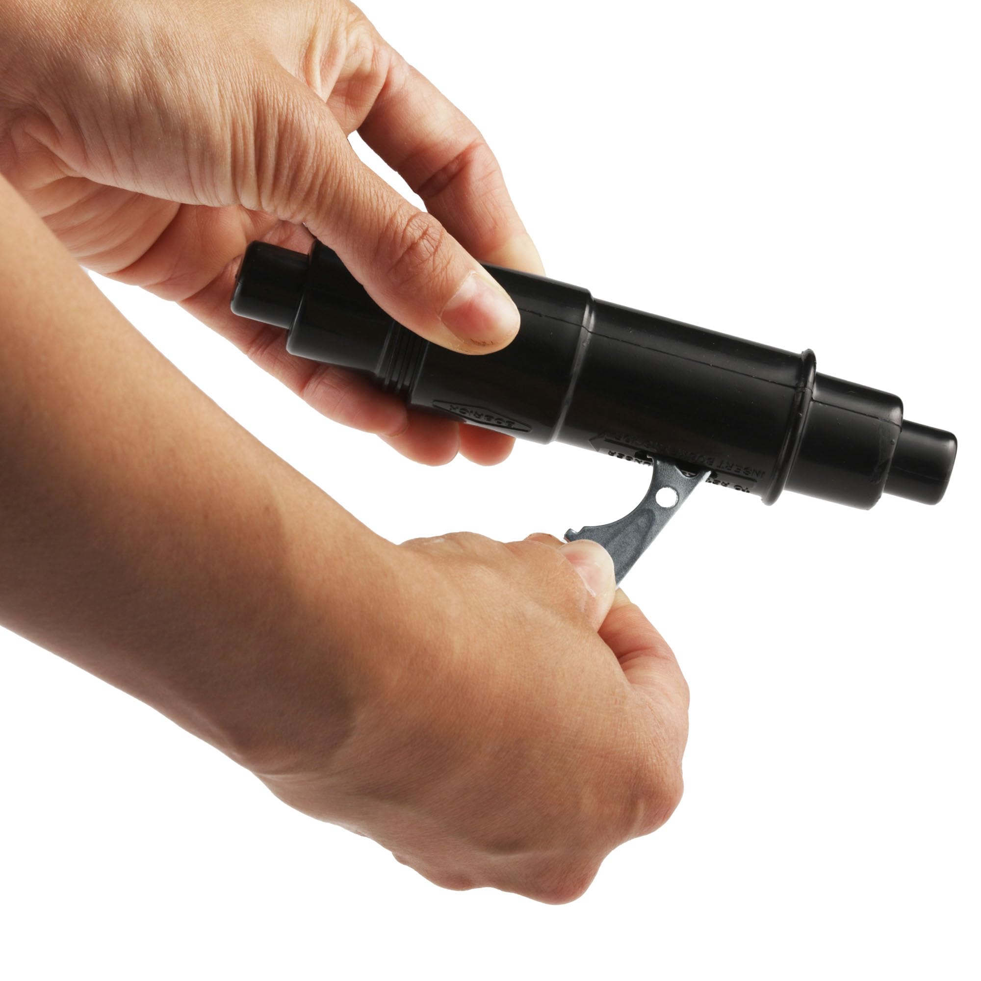 Bobrick Theft-Resistant Spindle for Toilet Tissue Dispensers – Black High-Impact Polystyrene, Standard Roll Compatible, Concealed Locking Mechanism, Includes BobKey for Easy Removal & Added Security