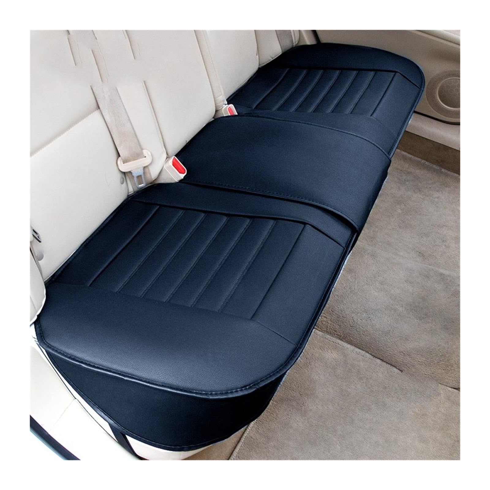 Funda Asiento Coche Completamente Rodeada, Cojín Protector Automático PU, Alfombrilla Protectora para Silla Antiarañazos Juego Fundas Asientos