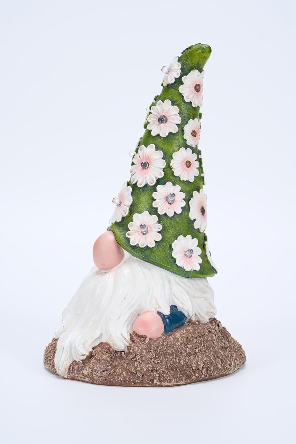 Garden Gnome Solar Light Outdoor Statue, Decorative Lawn Ornament for Patio, Balcony, Yard, Housewarming Gift - Image 3