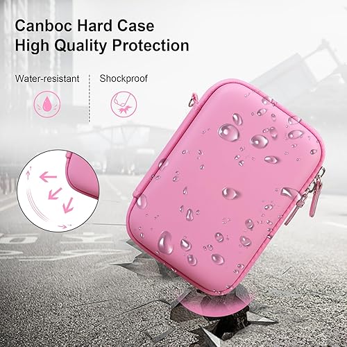 Vista 40 de Canboc Funda rígida para impresora Fujifilm Instax Mini Link 3/Fujifilm Instax Mini Link 2/Instax Mini Link para smartphone, bolsillo de malla