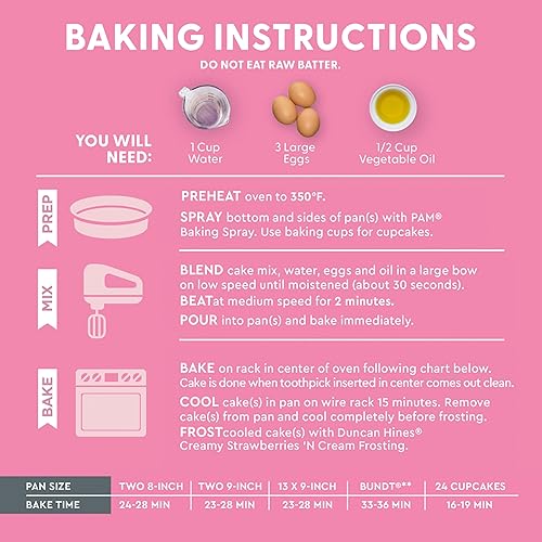 Miniatura 82 de Duncan Hines Classic Cake Mix, Devils Food, 15.25 oz (paquete de 3)