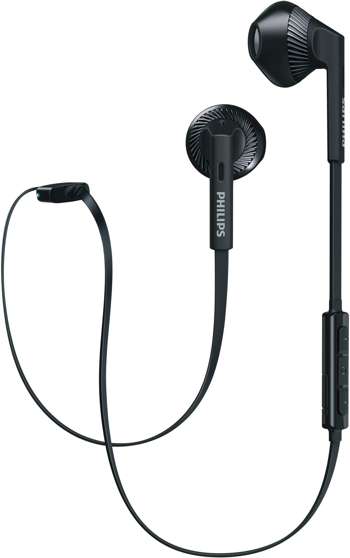Philips FreshTones MyJam in Ear Wireless Bluetooth Headset, Black (SHB5250BK/27)