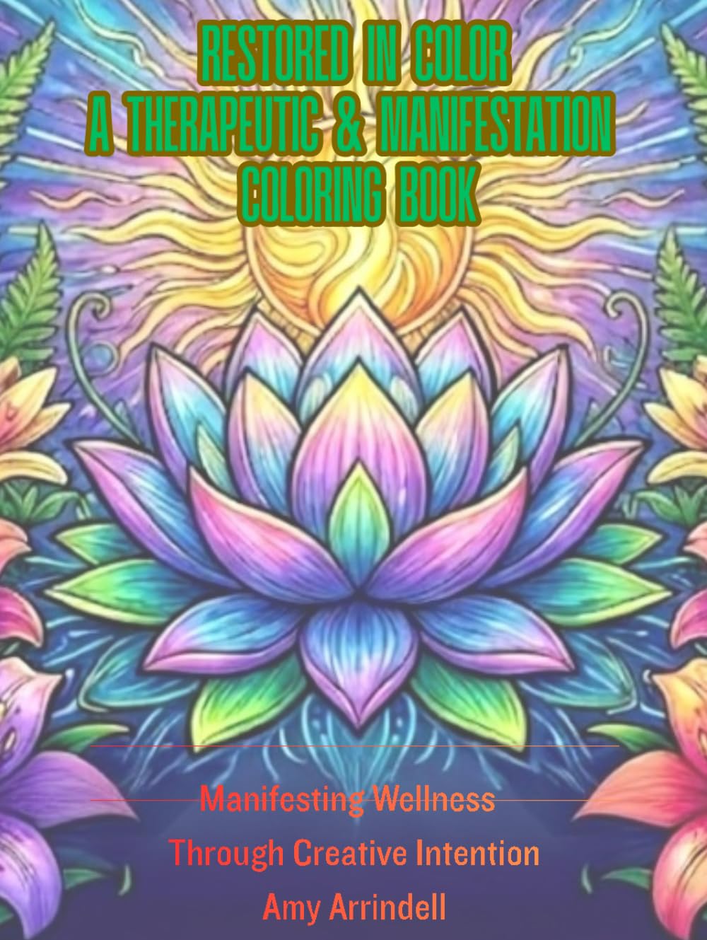 Restored In Color A Therapeutic & Manifestation Coloring Book: Manifesting Wellness Through Creative Intention