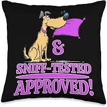 SNIFF-Tested Approved Throw Pillow