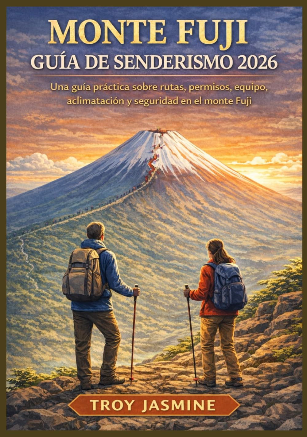MONTE FUJI GUÍA DE SENDERISMO 2026: Desde excursionistas primerizos hasta montañistas experimentados: una guía práctica sobre rutas, permisos, equipo, ... Senderismo del Parque Nacional Troy Jasmine)