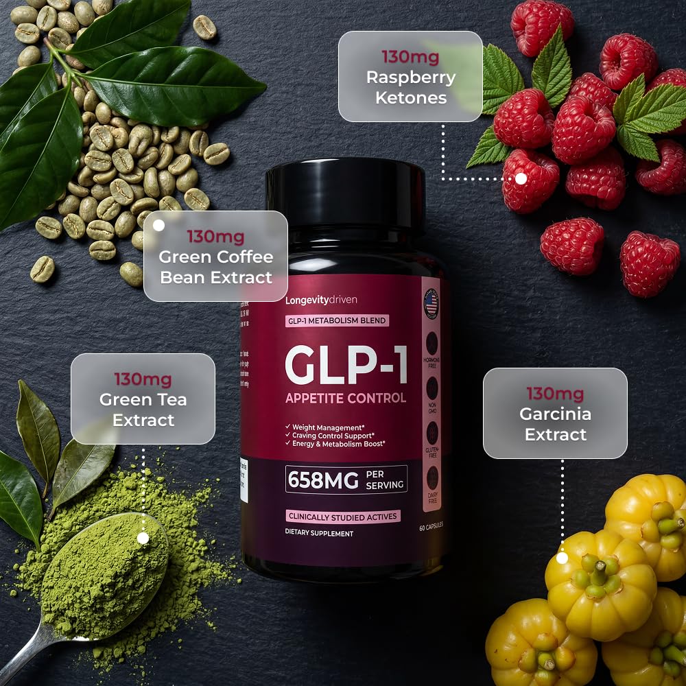 GLP-1 for Weight Loss & Appetite Control, 60 Capsules — Amazon image 4