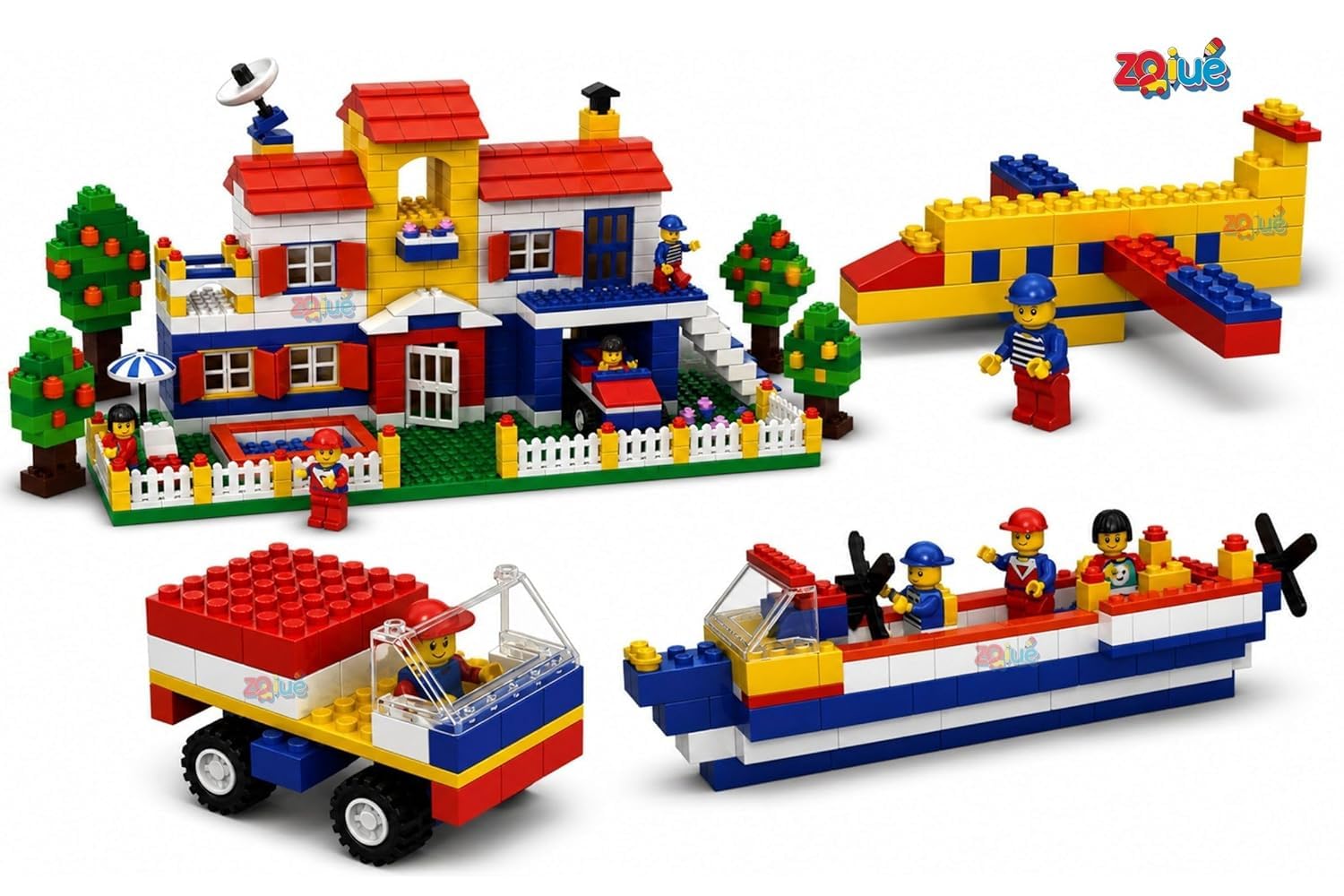 Coloured 900+Pcs Mega Jumbo Architect Building Blocks with Attractive Blocks&Smooth Rounded Edges-Building Blocks for Kids As Well As Adults Toy 3