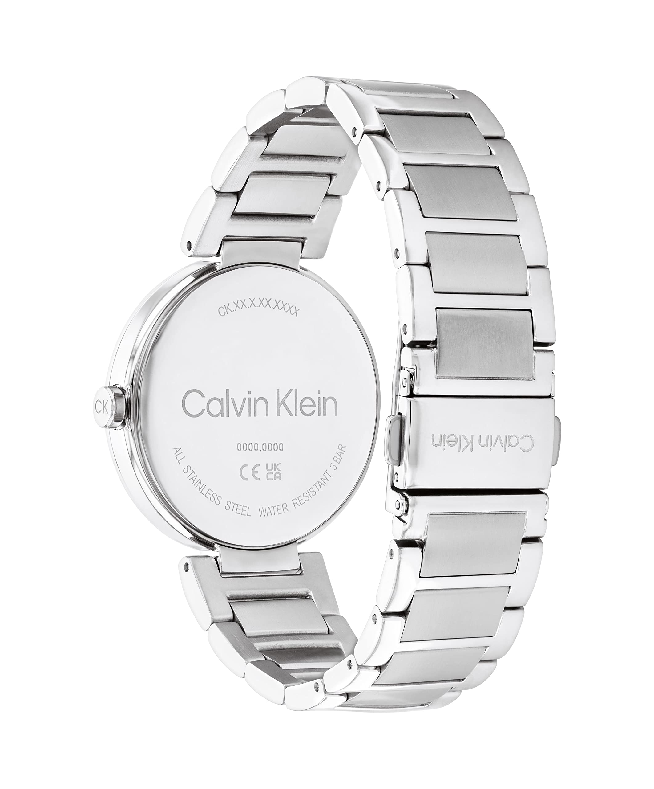 Calvin Klein Reloj Analógico de Cuarzo para Mujer Colección CK Sensation con Correa de Acero Inoxidable o de Cuero