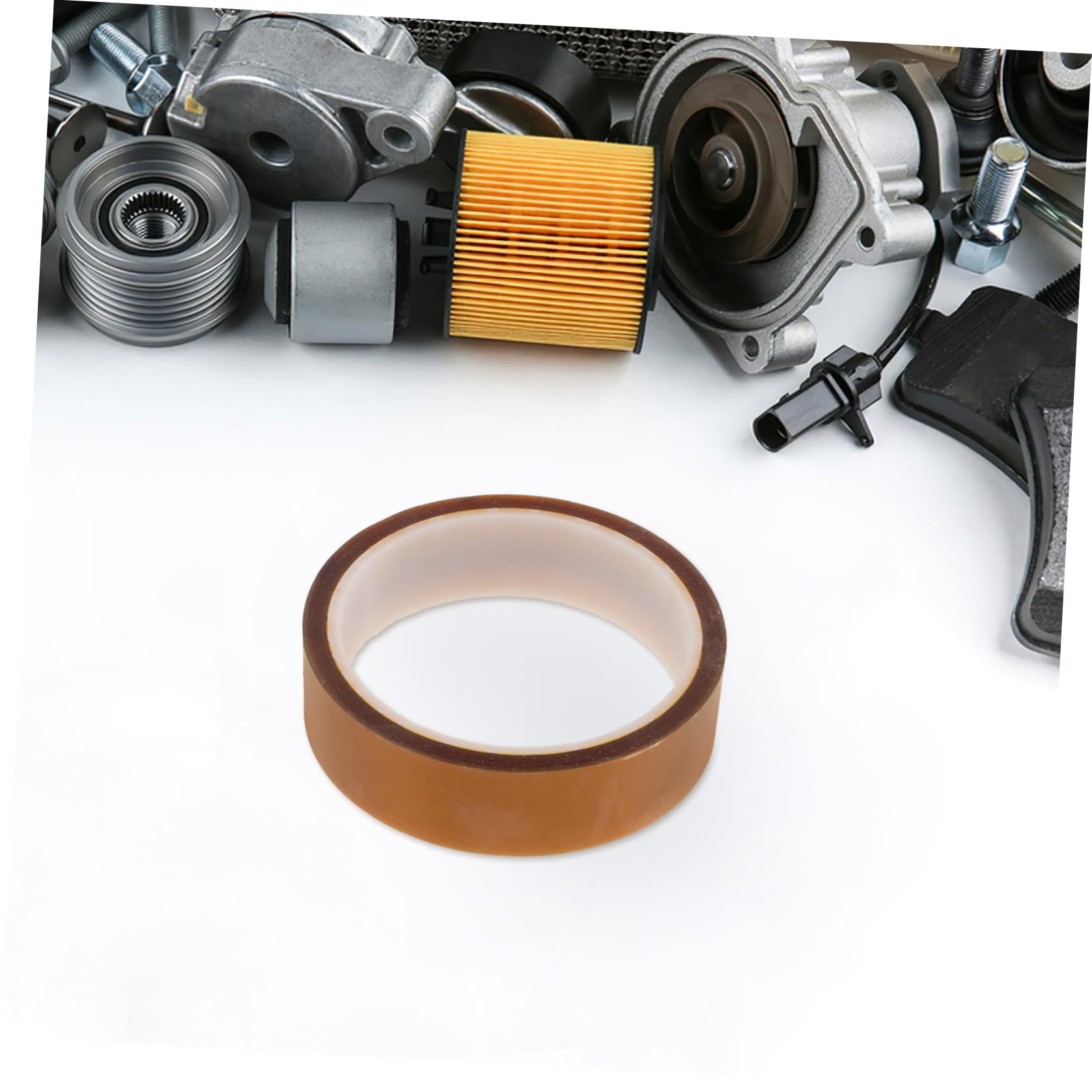 SOLUSTRE 4rollen Hitzebeständiges Polyimid-klebeband Hochtemperatur-tape Für Sublimation Und Elektronik Isolierband Mit Hervorragender Haftung Und Stabilität Hochtemperaturumgebungen