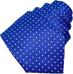 Gravata masculina skinny azul royal clássica para eventos formais com caixa de presente