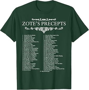 Funny Nerdy Zotes Precepts Knight Gamer T-Shirt