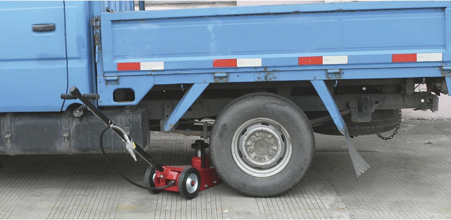 Strongway 35-Ton Quick Lift Air/Hydraulic Service Floor Jack