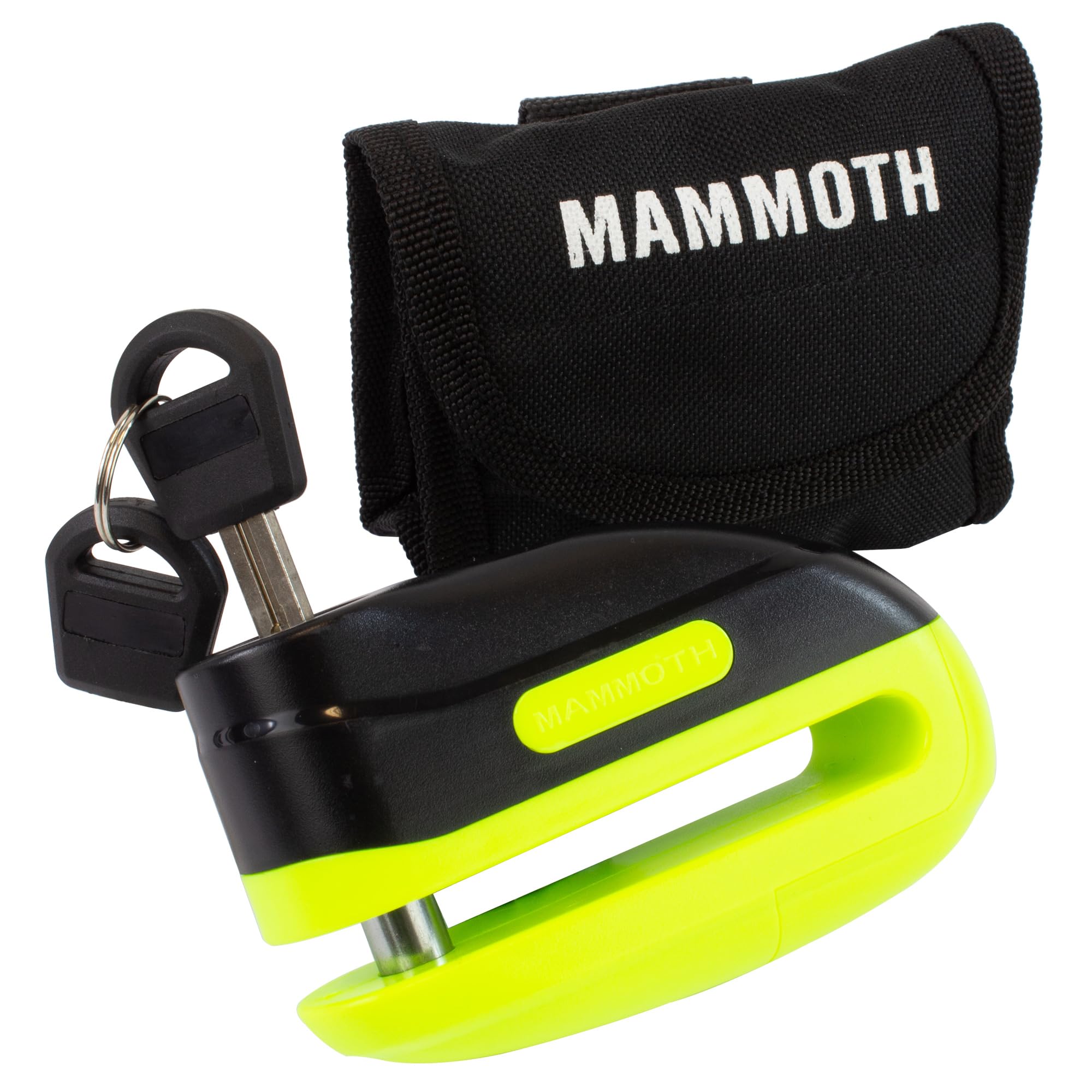 (10 Mm) Mammoth Security Rogue Disc Lock Yellow 5034862437303