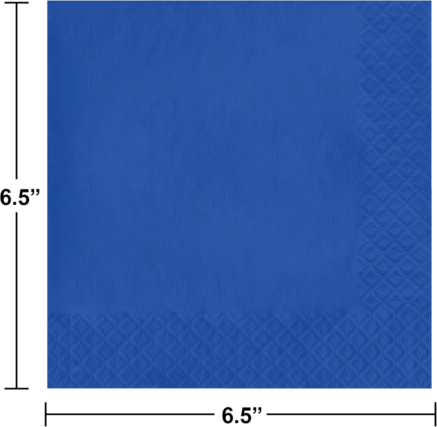 Creative Converting Touch of Color 3-Ply Paper Lunch Napkins, 50 Count, Cobalt