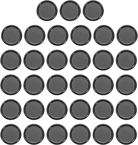 PATIKIL Discos de encuadernación de libros de plástico de 0.748 in, paquete de 33 discos de expansión de disco redondos para planificador de