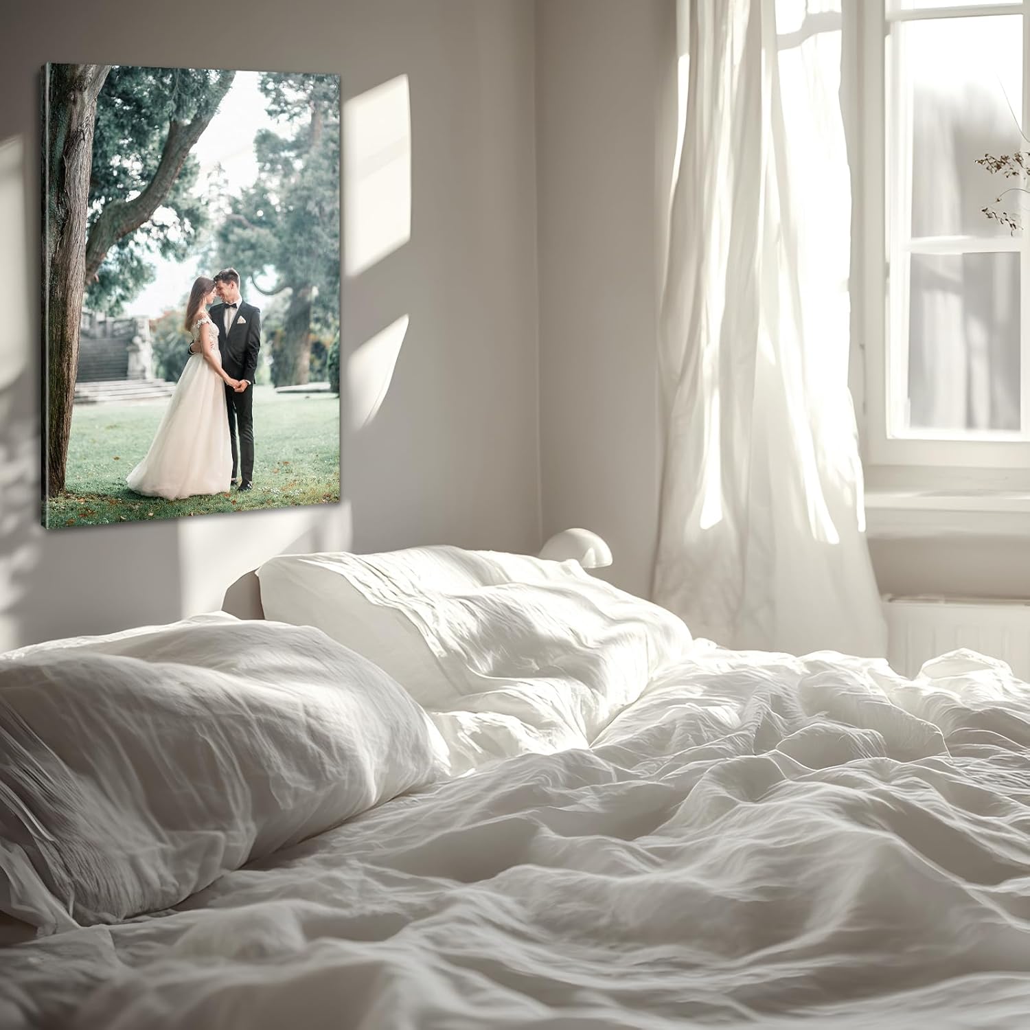 Lmfphog Personalized Pictures to Canvas for Wall 16x20 inches, Custom Canvas Prints with Your Photos for Family/Pet/Kid/Lovers, 16x20in - Image 5