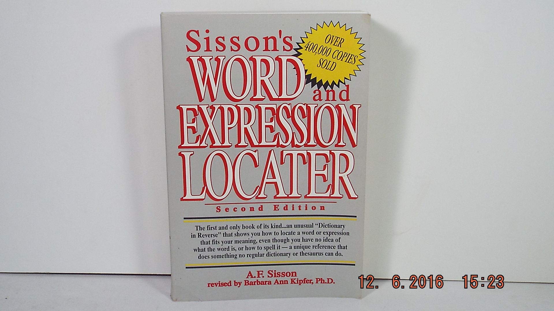 Sisson's Word and Expression Locator